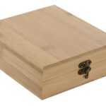 CAIXA MADEIRA C/5PEÇAS INOX P/VINHO