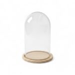 CUPULA DE VIDRO C/BASE MADEIRA