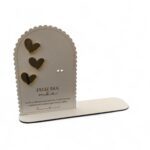 PLACA MADEIRA C/SUPORTE MAE