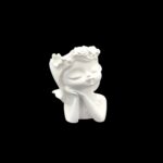 BUSTO MENINA PO CERAMICA COR:BRANCO