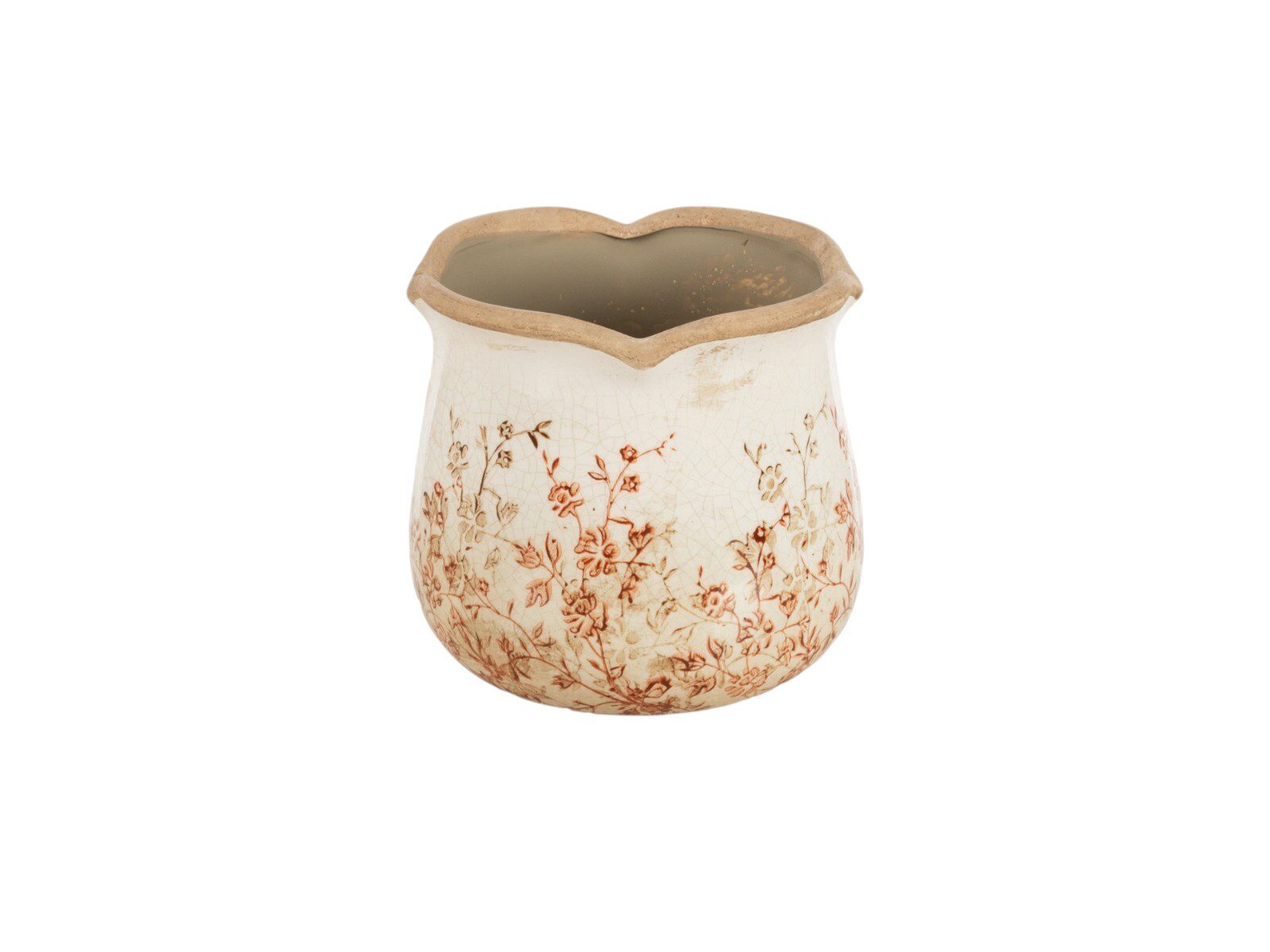54140. CACHEPOT CERAMICA FLORES SECAS - Image 1