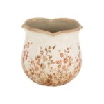 CACHEPOT CERAMICA FLORES SECAS