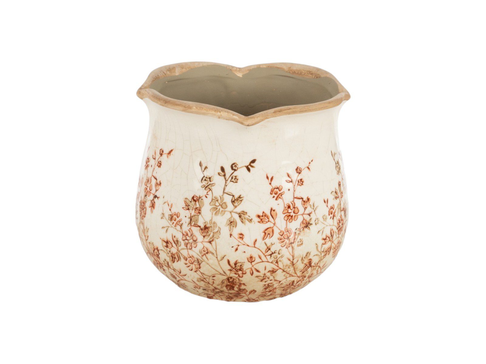 54141. CACHEPOT CERAMICA FLORES SECAS - Image 1