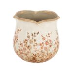 CACHEPOT CERAMICA FLORES SECAS