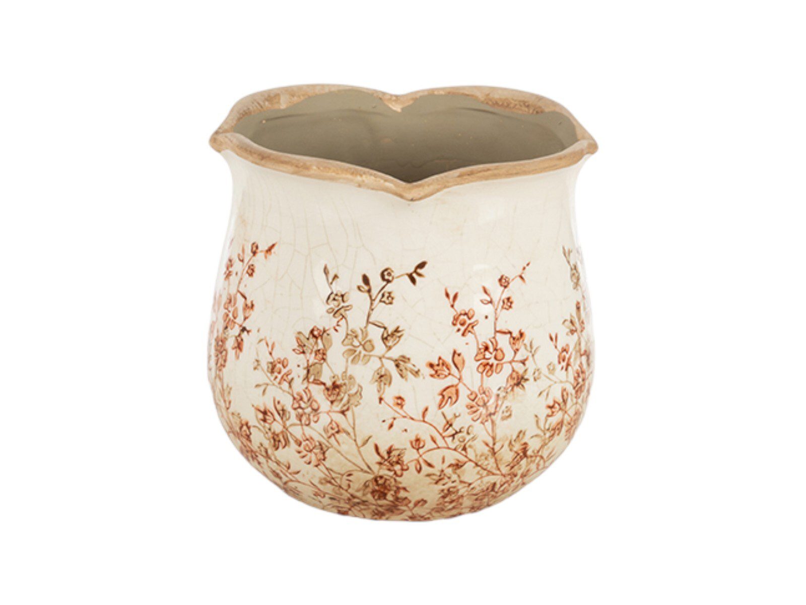 54142. CACHEPOT CERAMICA FLORES SECAS - Image 1