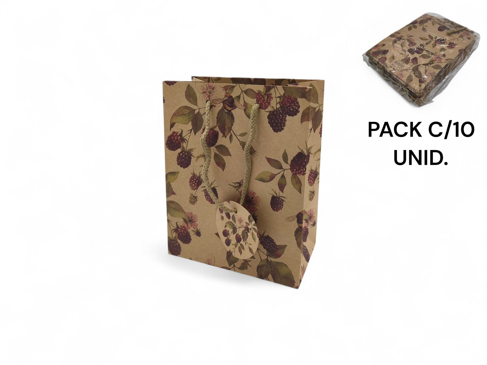 8004839372316 SACO PAPEL AMORAS PACK C/10UNID - Image 1