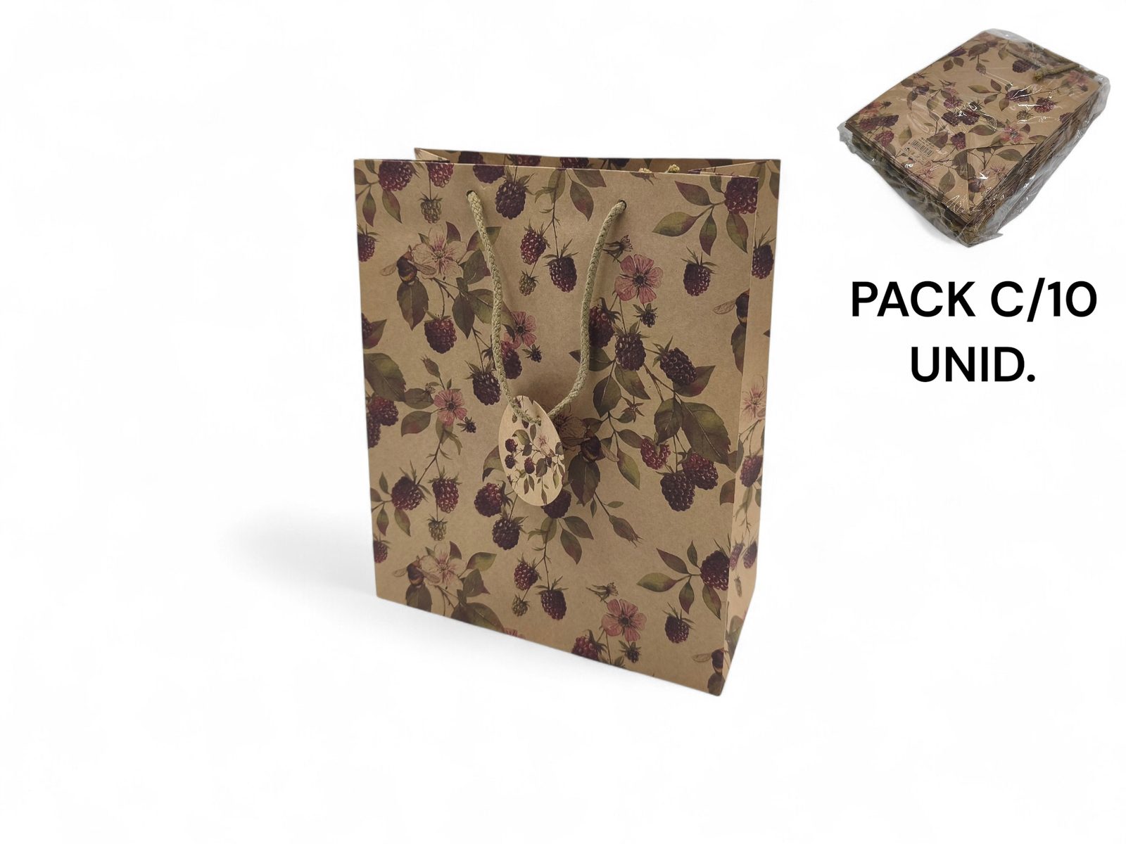 8004839372323 SACO PAPEL AMORAS PACK C/10UNID - Image 1