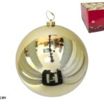 BOLA DE NATAL 15CM COR:DOURADO BRILHANTE