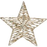 ESTRELA C/60 LUZES COR:DOURADA