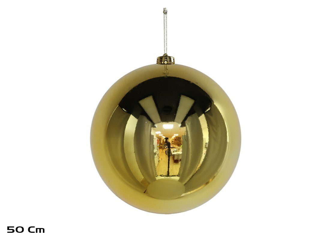 8445393612546 BOLA DE NATAL 50CM COR:DOURADO BRILHANTE - Image 1