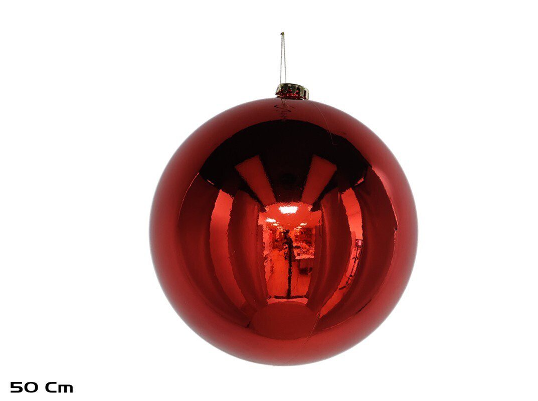 8445393612553 BOLA DE NATAL 50CM COR:VERMELHO BRILHANTE - Image 1