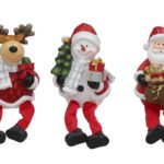 FIGURAS NATAL RESINA C/PERNAS EM TECIDO