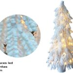 ARVORE NATAL C/NEVE E LUZ 180CM