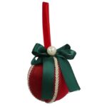 BOLA DE NATAL NORA 8CM