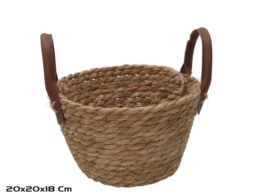8445393650777 CESTA RED. FIBRA NATURAL C/ASAS - Image 1