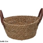 CESTA RED. FIBRA NATURAL C/ASAS