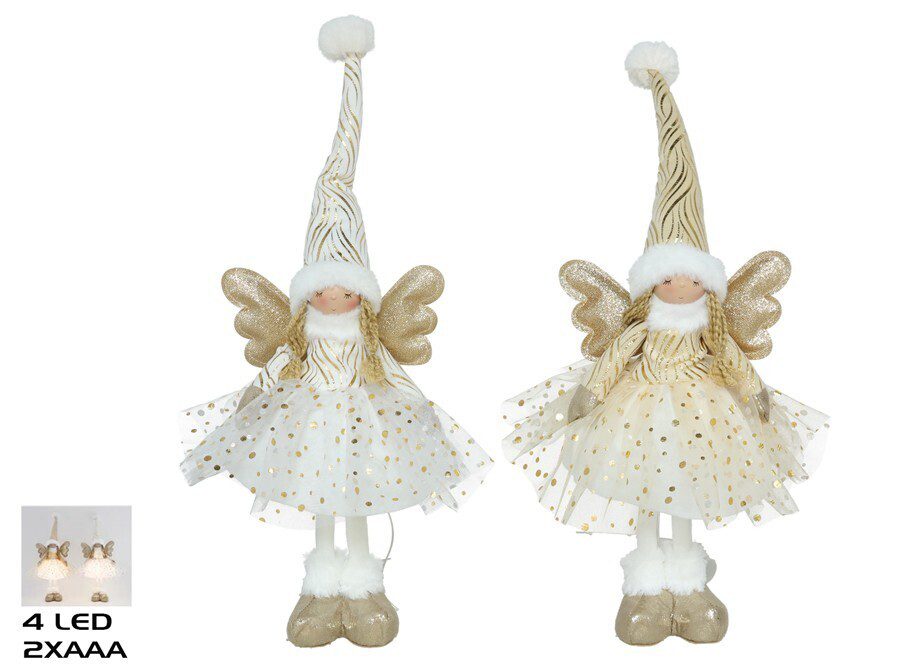 8445393669076 BONECA SAIA ORGANZA C/LUZ EM PE - Image 1