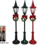 CANDEEIRO DE RUA NATAL C/LUZ PLASTICO