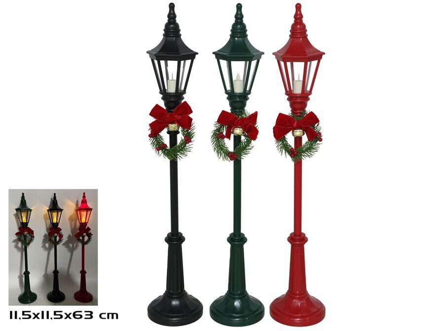 8445393675329 CANDEEIRO DE RUA NATAL C/LUZ PLASTICO - Image 1