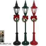 CANDEEIRO DE RUA NATAL C/LUZ PLASTICO