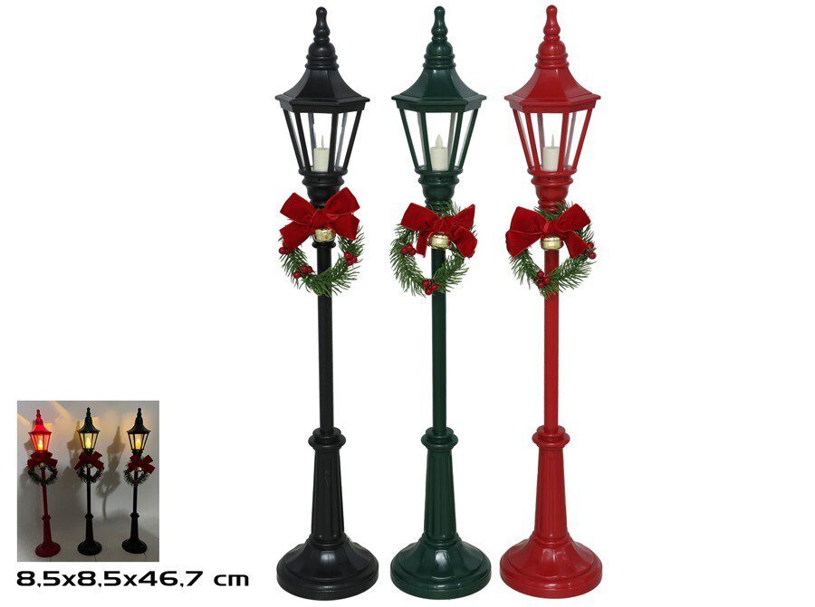 8445393675336 CANDEEIRO DE RUA NATAL C/LUZ PLASTICO - Image 1