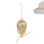 BALAO DE NATAL PLASTICO COR:DOURADO