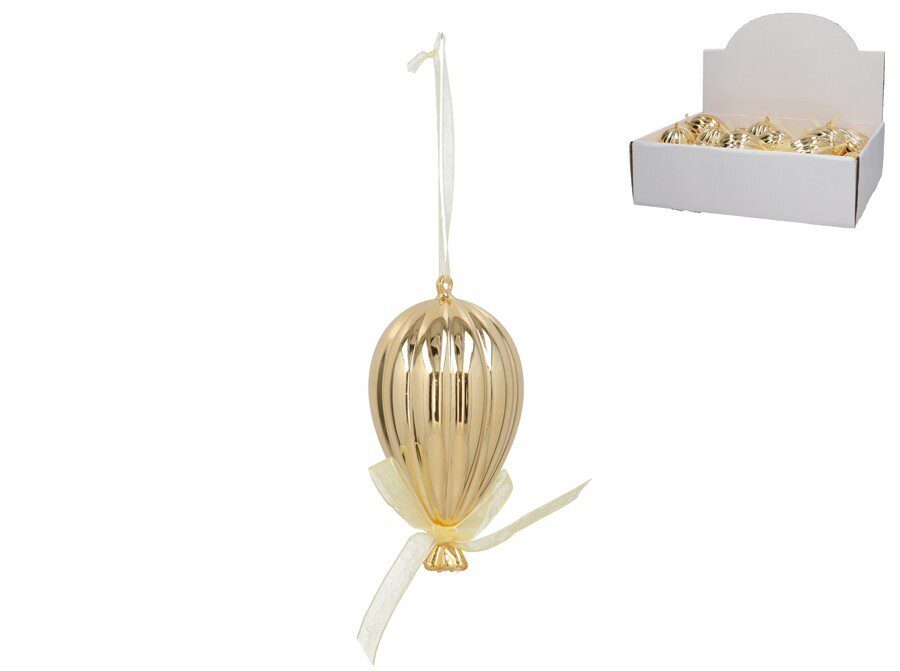 8445393676142 BALAO DE NATAL PLASTICO COR:DOURADO - Image 1