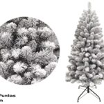 ARVORE NATAL C/NEVE 150CM 477PONTAS
