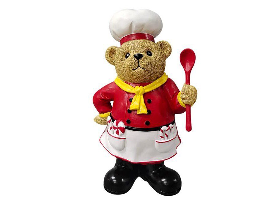 8445393684529 FIGURA URSO COZINHEIRO POLIRESINA - Image 1