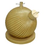 SUPORTE PARA ARVORE DE NATAL RESINA COR:DOURADO