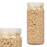 PEDRA DECORATIVA 2/5MM METALIZADO 700GR COR:MOSTARDA