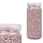 PEDRA DECORATIVA 2/5MM METALIZADO 700GR COR:ROSA