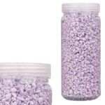 PEDRA DECORATIVA 2/5MM METALIZADO 700GR COR:LILAS