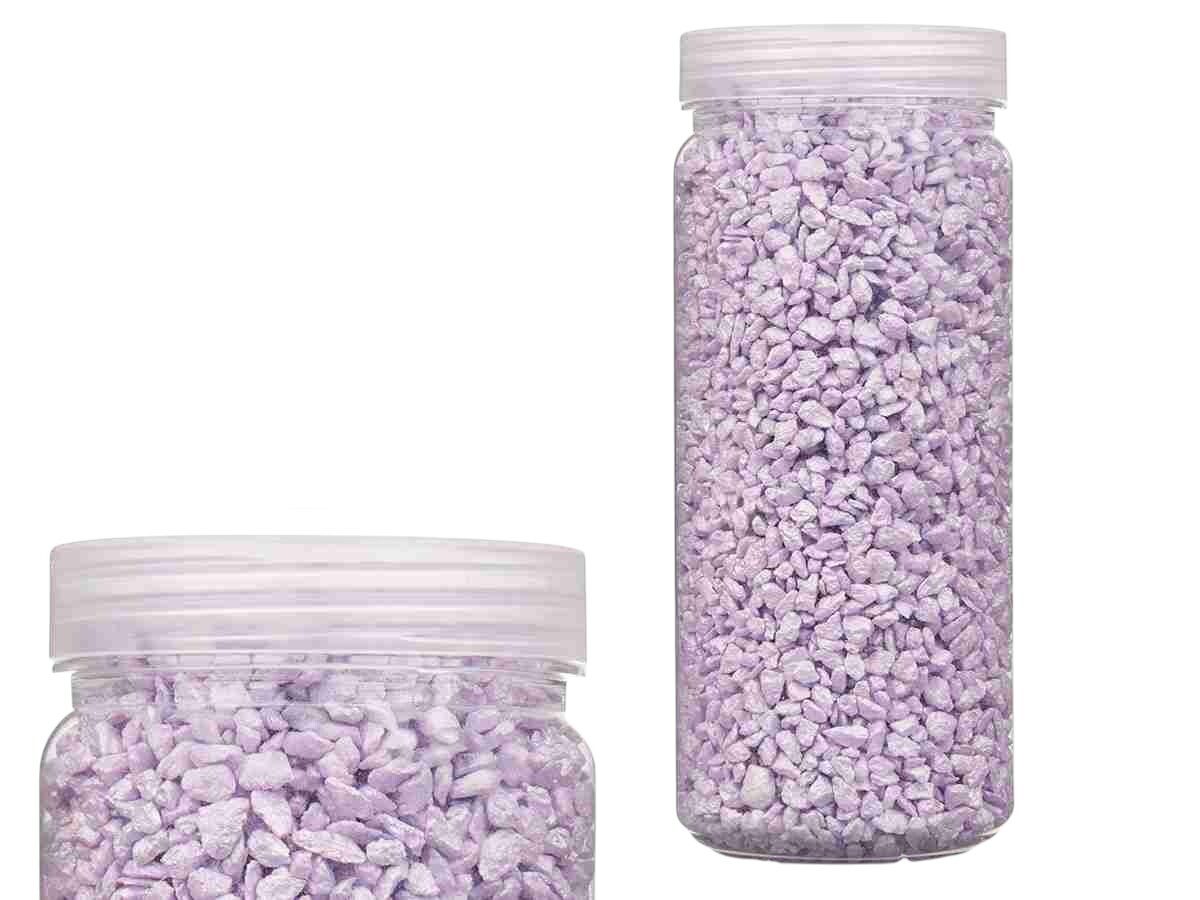 92507 PEDRA DECORATIVA 2/5MM METALIZADO 700GR COR:LILAS - Image 1