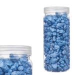 PEDRA DECORATIVA 10/20MM METALIZADO 700GR COR:LILAS