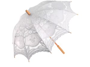 SOMBRINHA RENDA DIA. 66CM COR:BRANCO