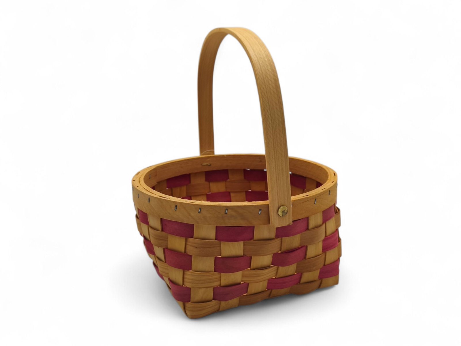 GW-15228 CESTA MADEIRA RED. NATURAL/ROSA - Image 1