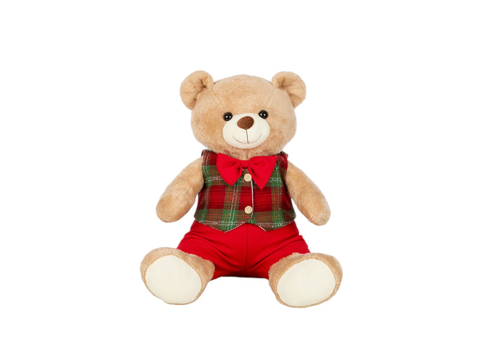PL0101.03 URSO PELUCHE SENTADO VESTIDO - Image 1