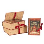 CONJ.3 CAIXAS LIVRO MOTIVOS NATAL