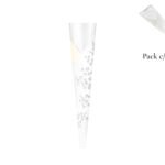 MANGA "GRAVATA" 50UNID COR:BRANCO