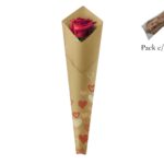 MANGA "GRAVATA" 50UNID PAPEL C/CORAÇOES