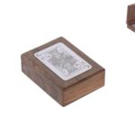 CAIXA MADEIRA C/JOGO CARTAS