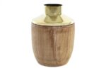 JARRA ACACIA+METAL COR:CASTANHO