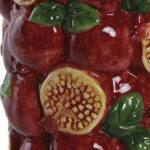 JARRA CERAMICA ROMA COR:BORDO