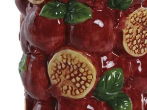 JARRA CERAMICA ROMA COR:BORDO