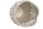 JARRA CERAMICA FOLHA COR:BRANCO - Image 3