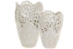 JARRA CERAMICA FOLHA COR:BRANCO - Image 4