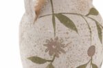 JARRA CERAMICA GRAVADO FLORES - Image 2