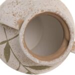 JARRA CERAMICA GRAVADO FLORES