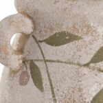 JARRA CERAMICA GRAVADO FLORES